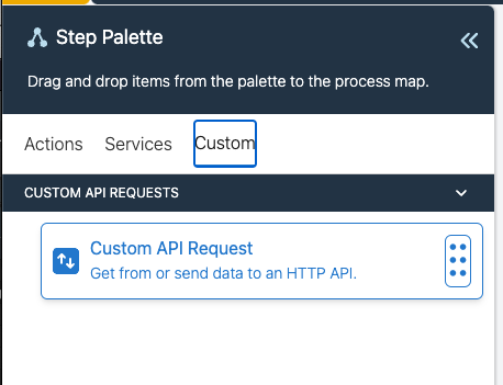 Where to Find Custom API Request Block